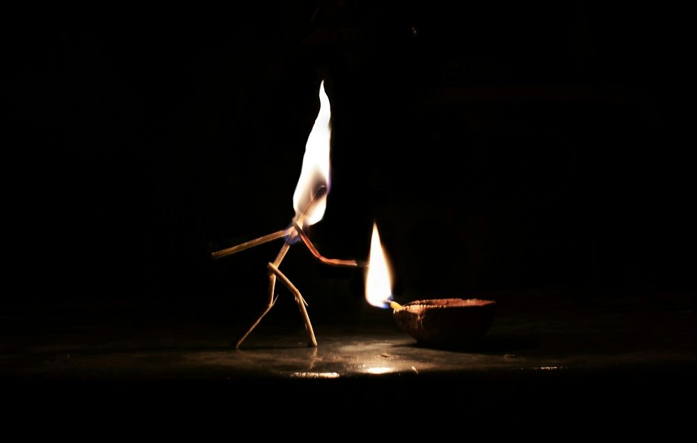 Matchstick photography