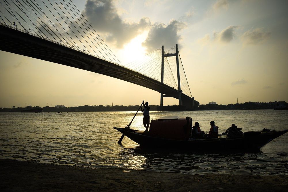 View from bank of Ganga river
