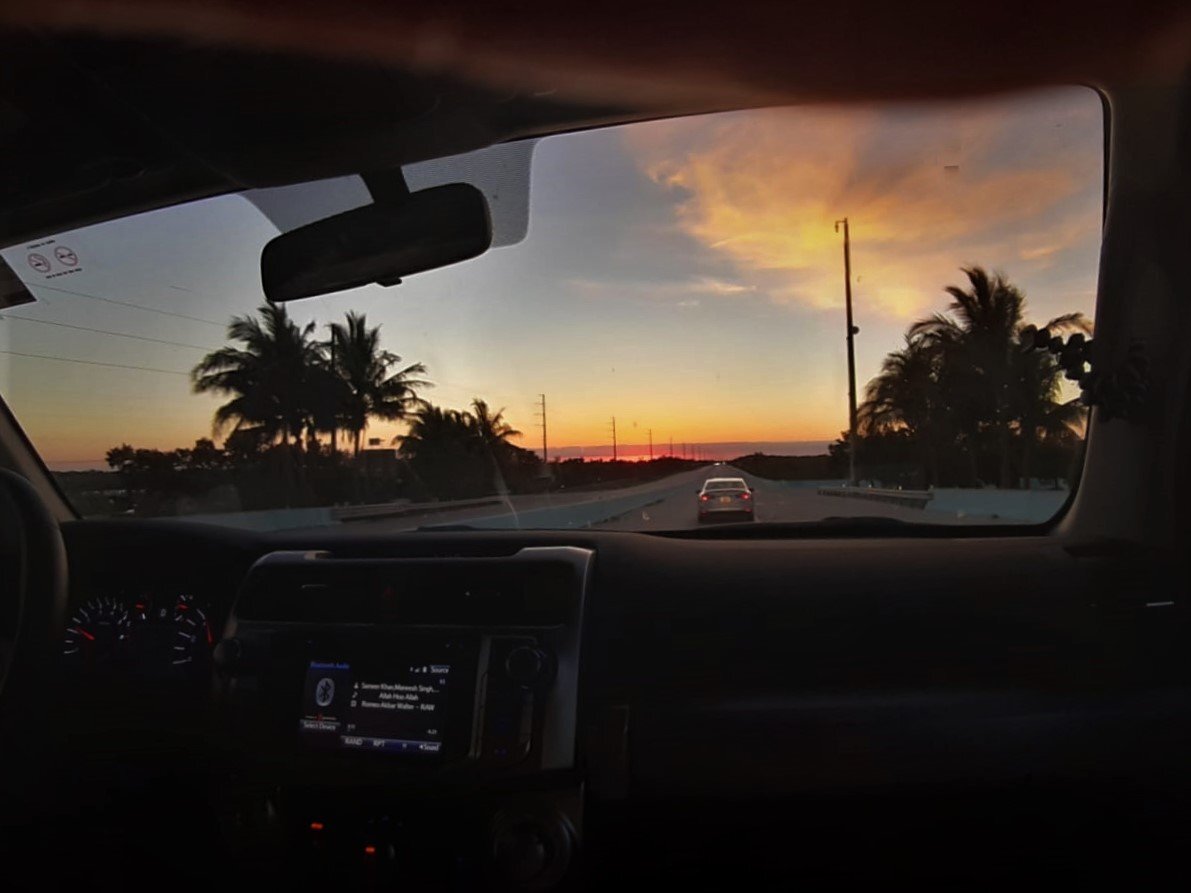 THROUGH WINDSCREEN