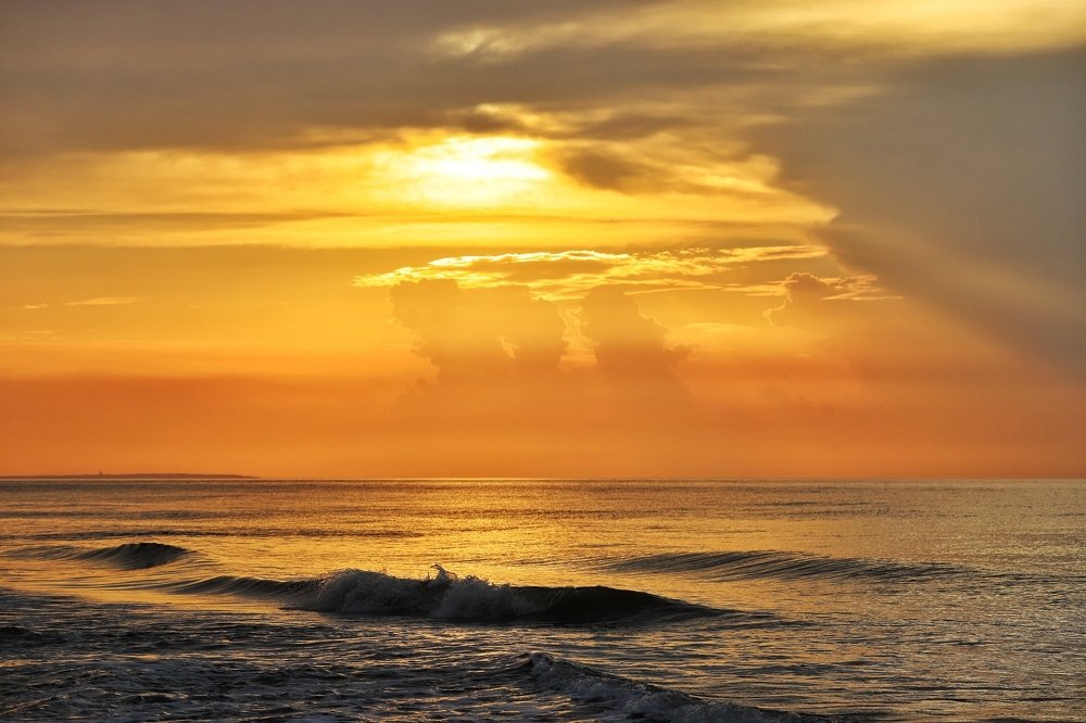 Закат над Азовским морем