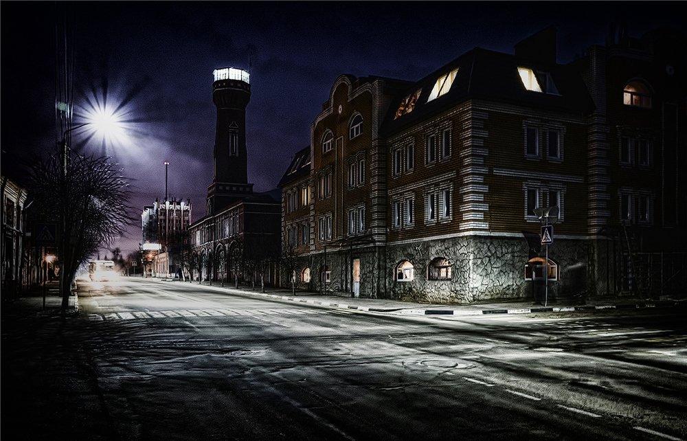 Ночь в старинном Ельце.