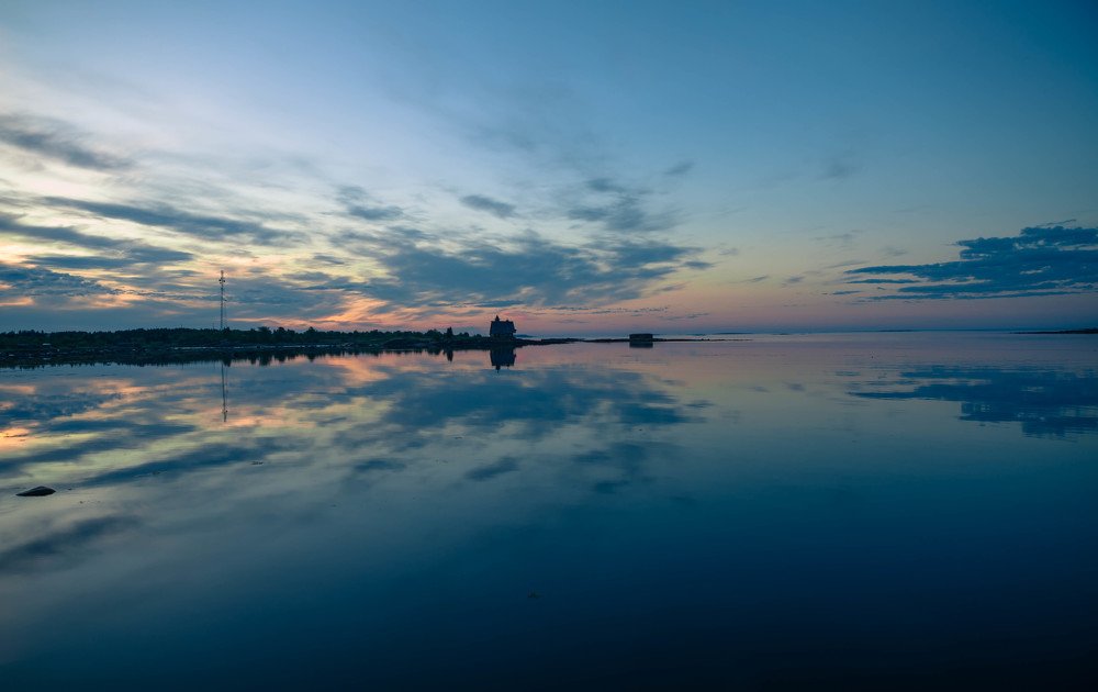 Закат на Белом море
