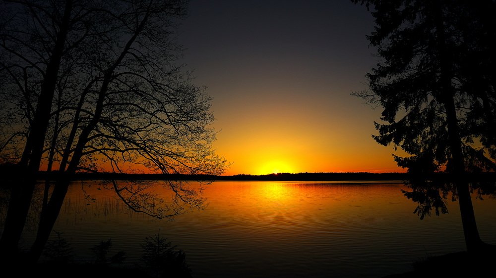 Вечерний занавес.