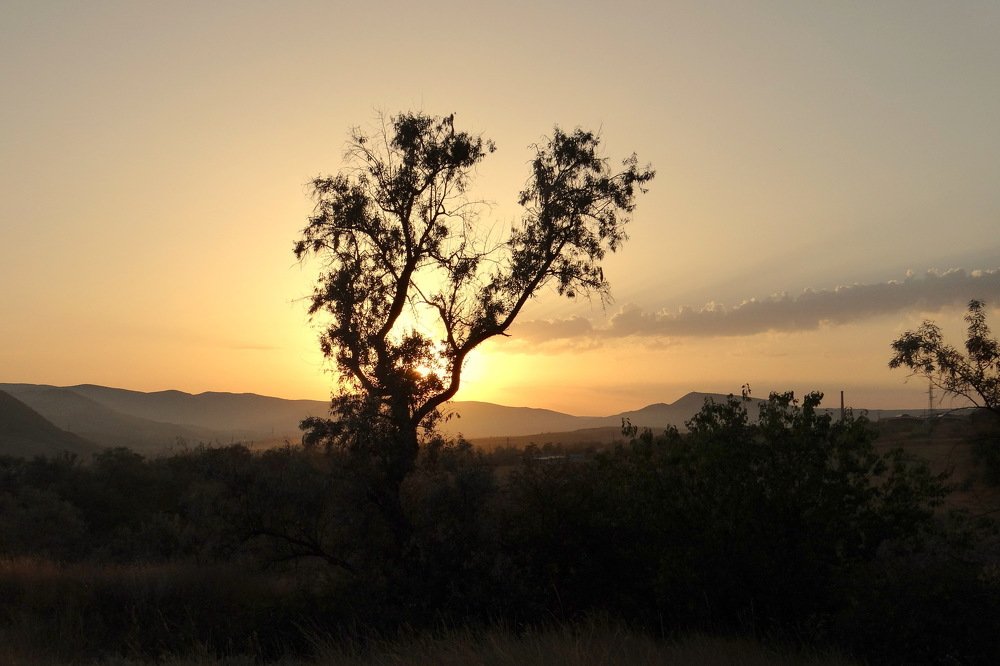 Закат в Коктебеле