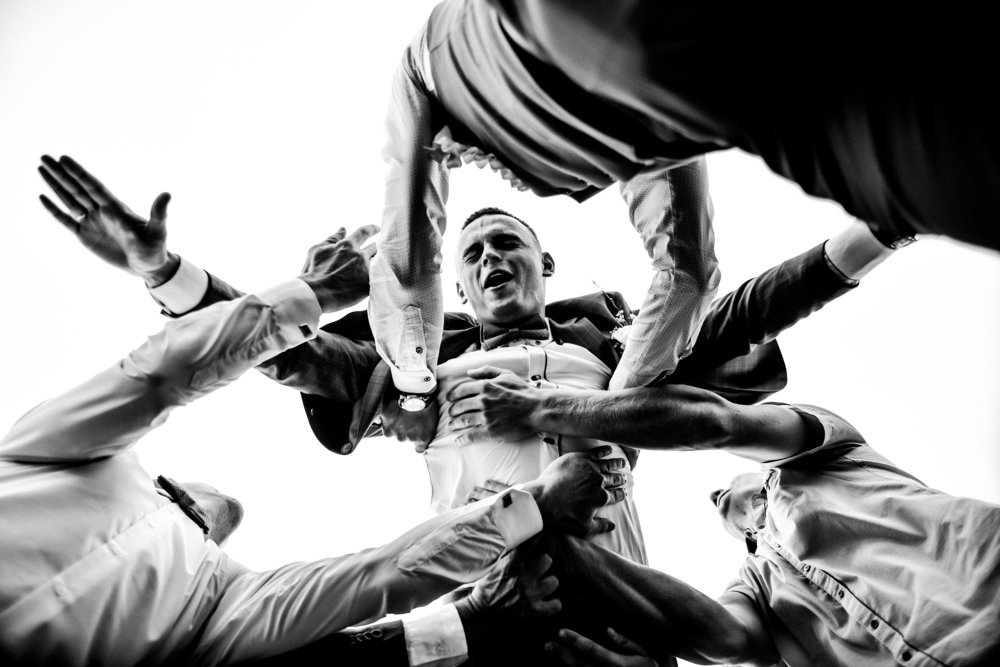 Paratrooper's wedding