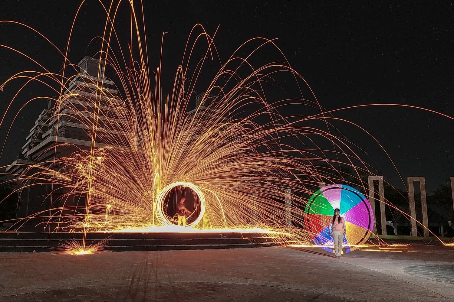 Amazing Light Painting & Steelwool with mobile phone camera