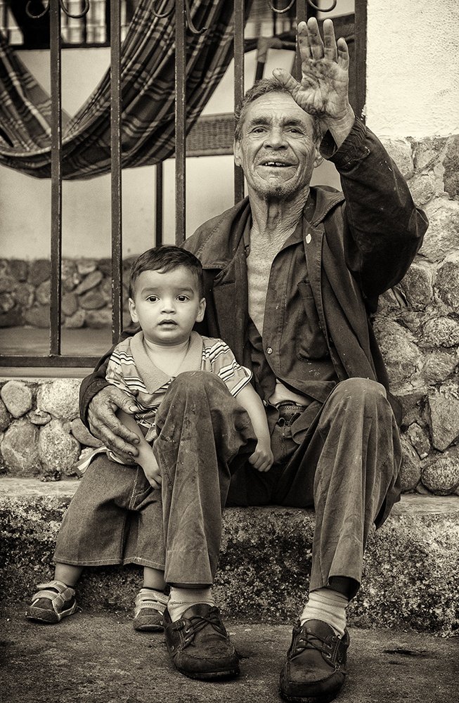 El abuelito y el niño
