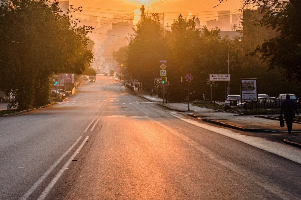 Утренний Екатеринбург