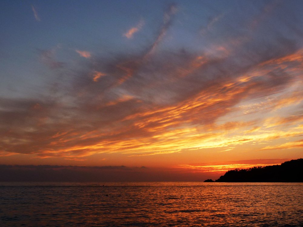 Закат и облака