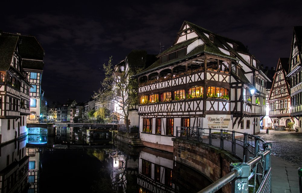 Ночной Страсбург