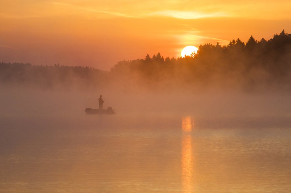 На рассвете...