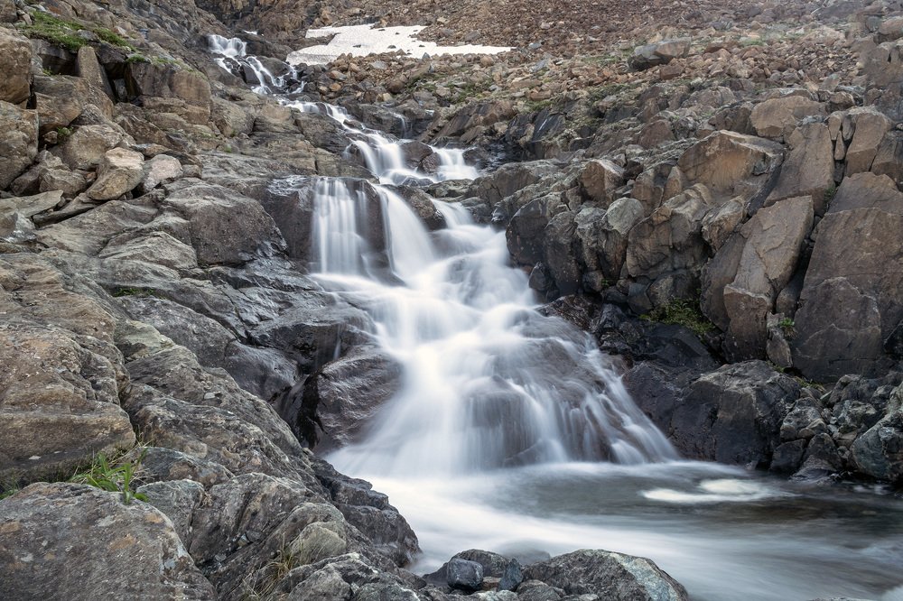 Водопад на Полярном Урале