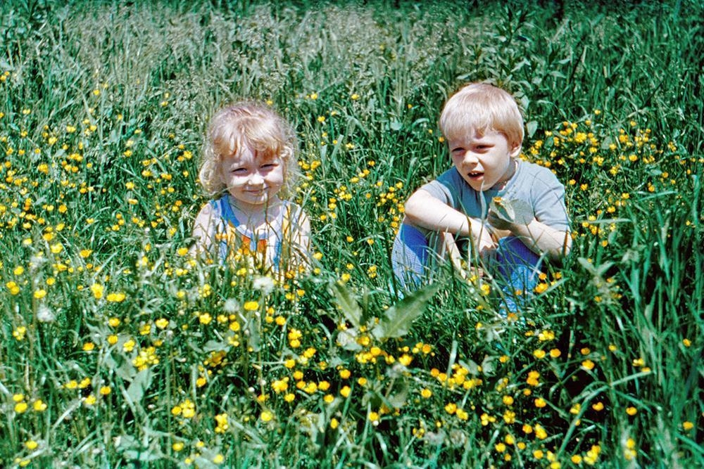 На солнечной поляночке