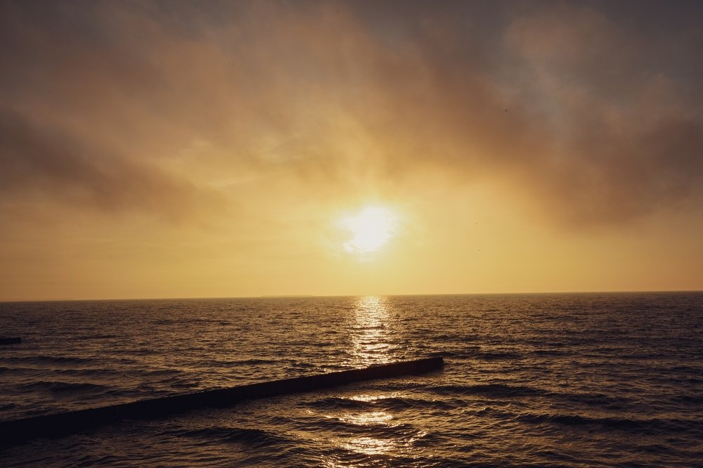 Закат в Зеленоградске