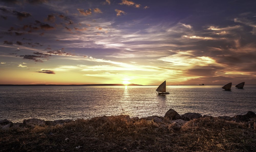 Gorgeous Sunset of Mahajanga, Madagascar