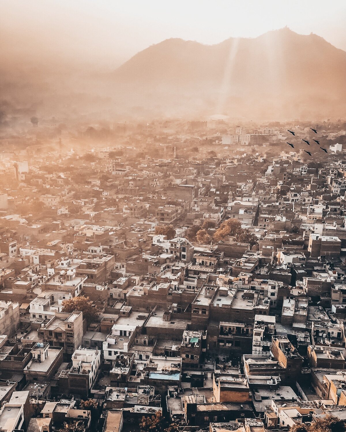 Top of Jaipur city