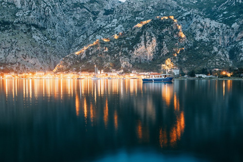 Закат в Которском Заливе