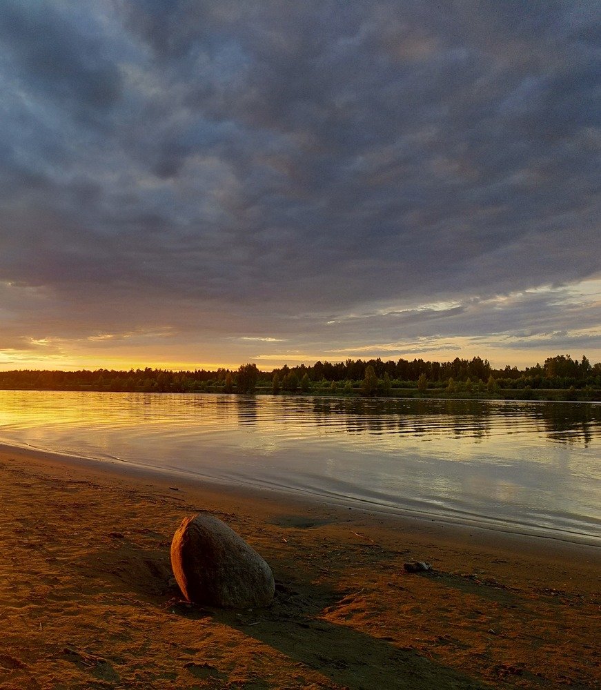 Закат на Волге