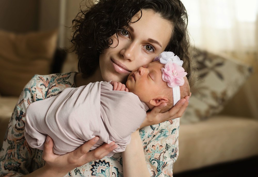 Мама с дочкой