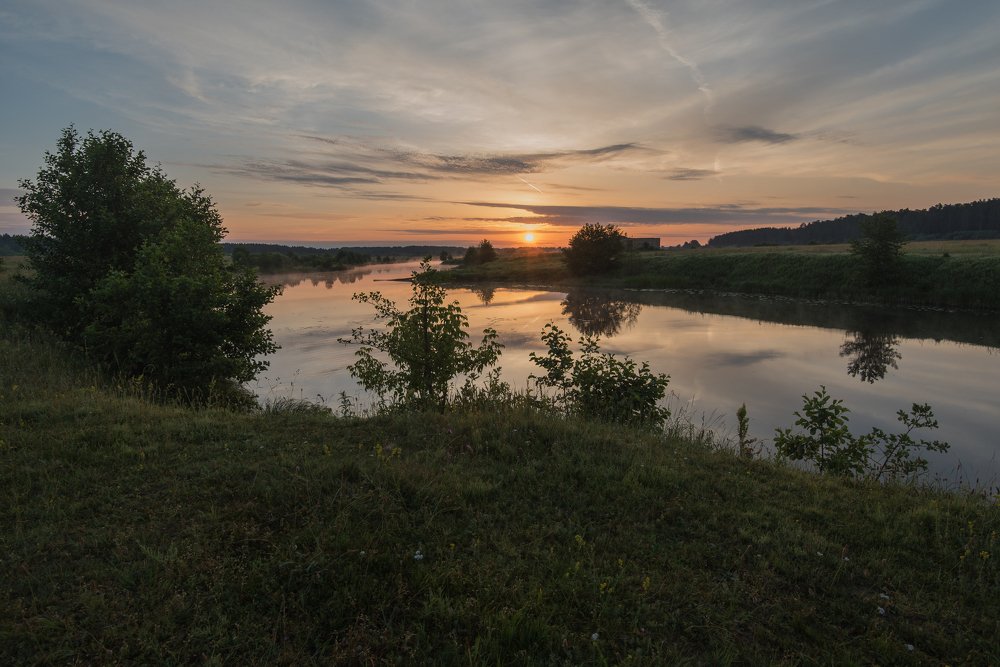 Восход на речке Буянке.