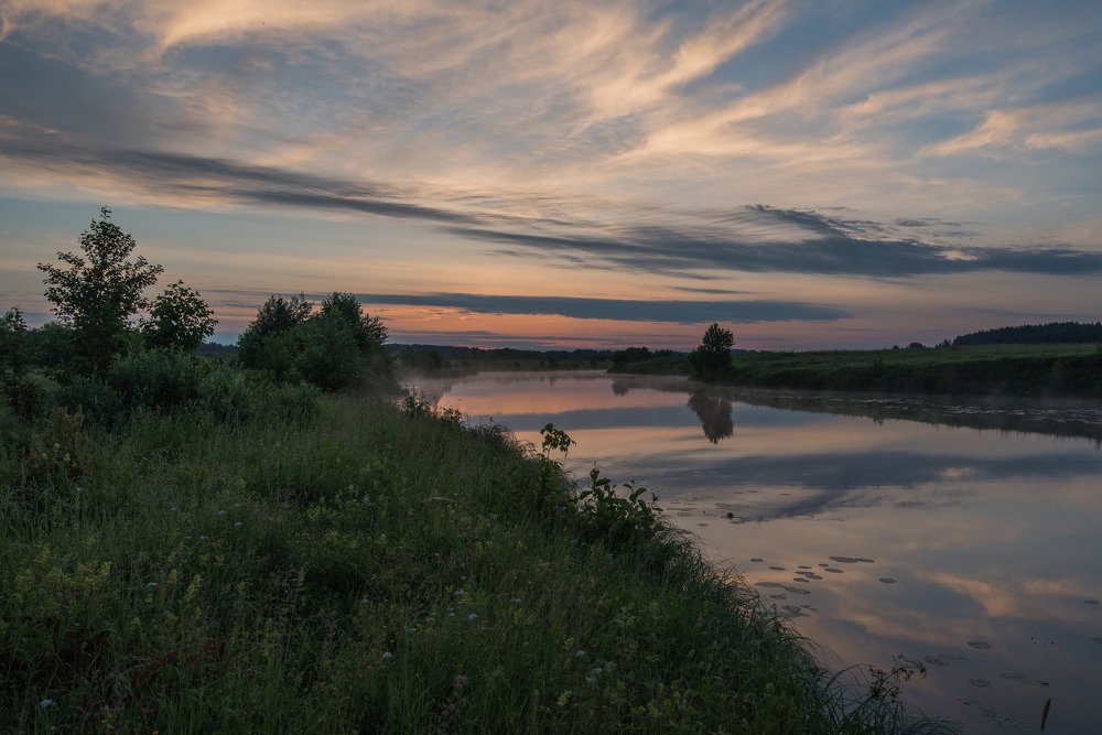 Ранним утром на речке Буянке