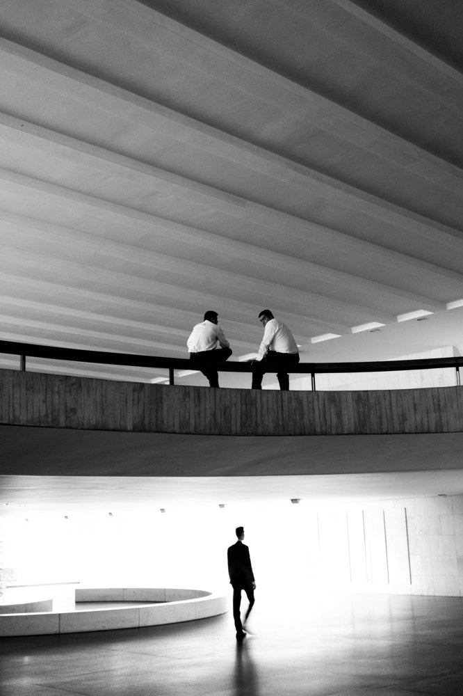 Itamaraty Palace - The guy under us