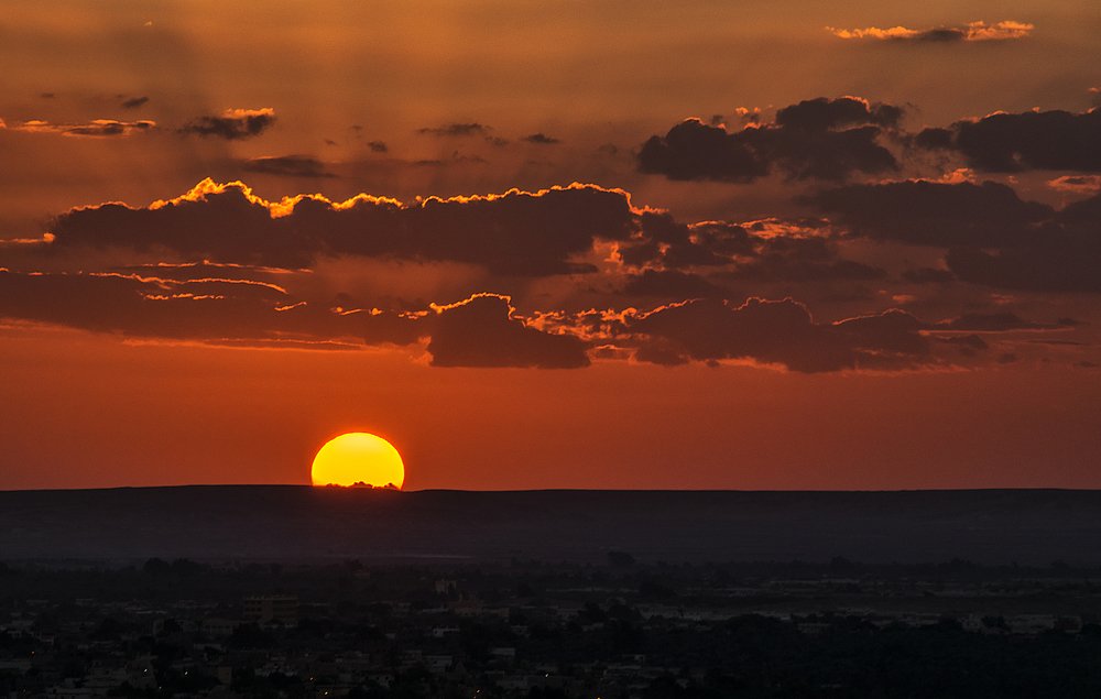 Sunset time on Baharya Mountain