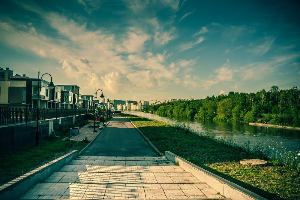 Закат в Балтийской жемчужине.