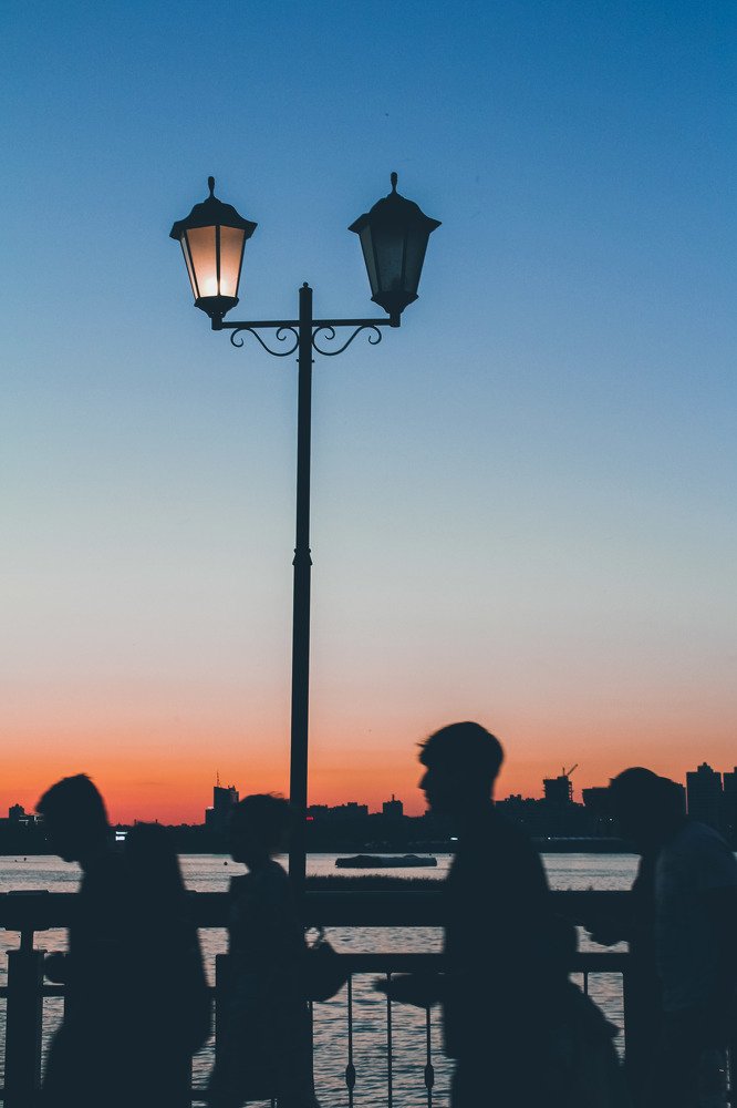 Ритм города на закате