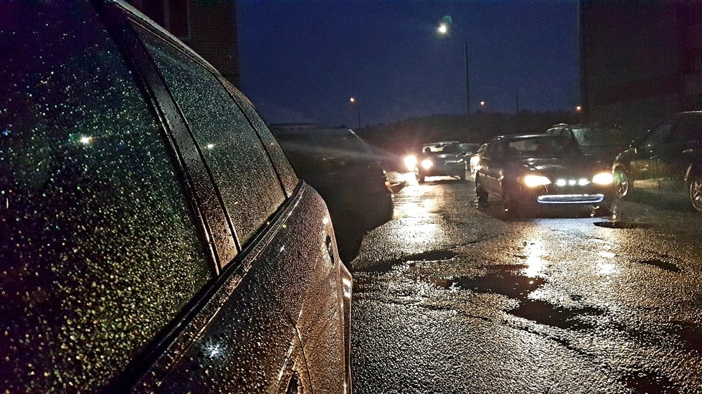 Дождливая ночь.