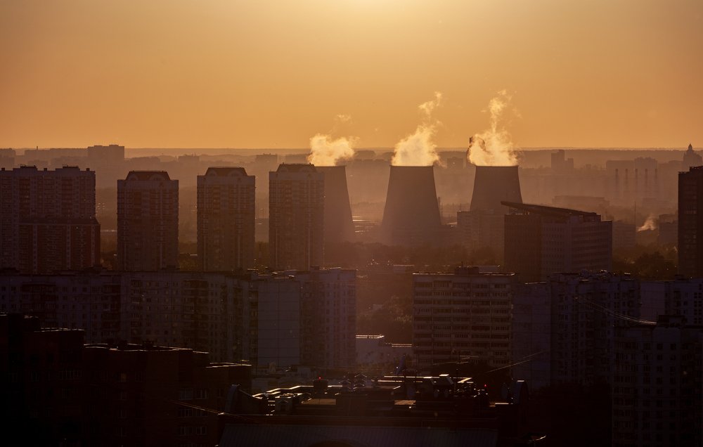 Urban sunset