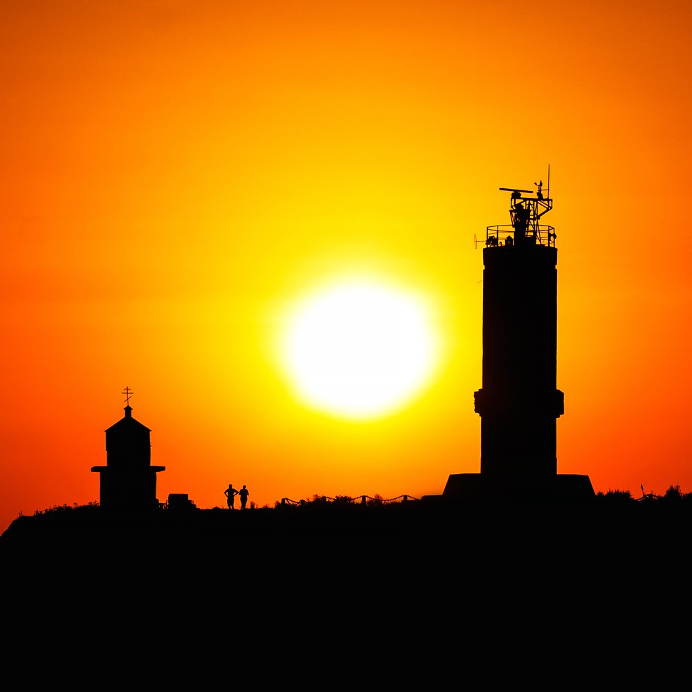 Закат на маяке