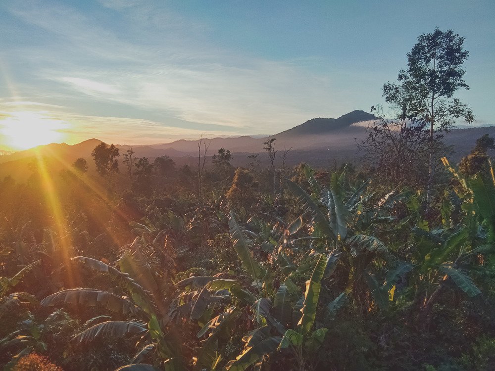 Sunrise from the mountain