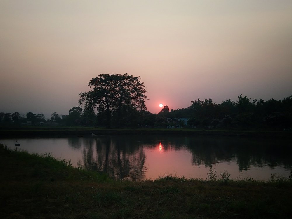 Sunset Just before the Night