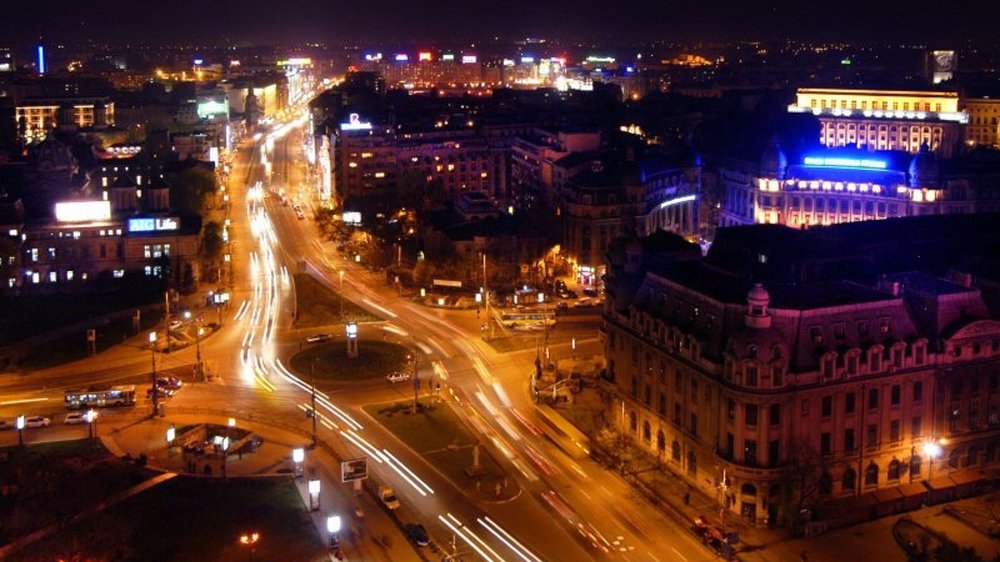 Bucharest in the night