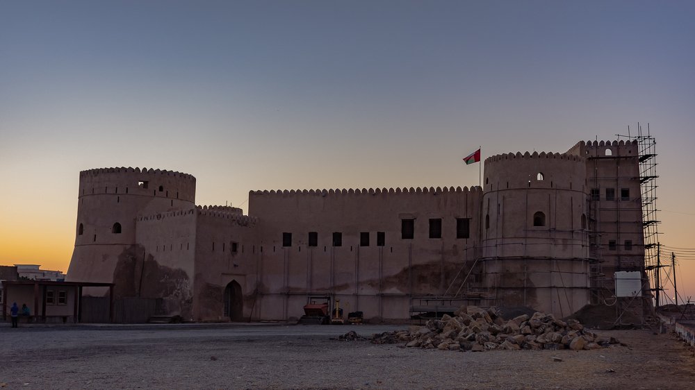 Construction of a castle