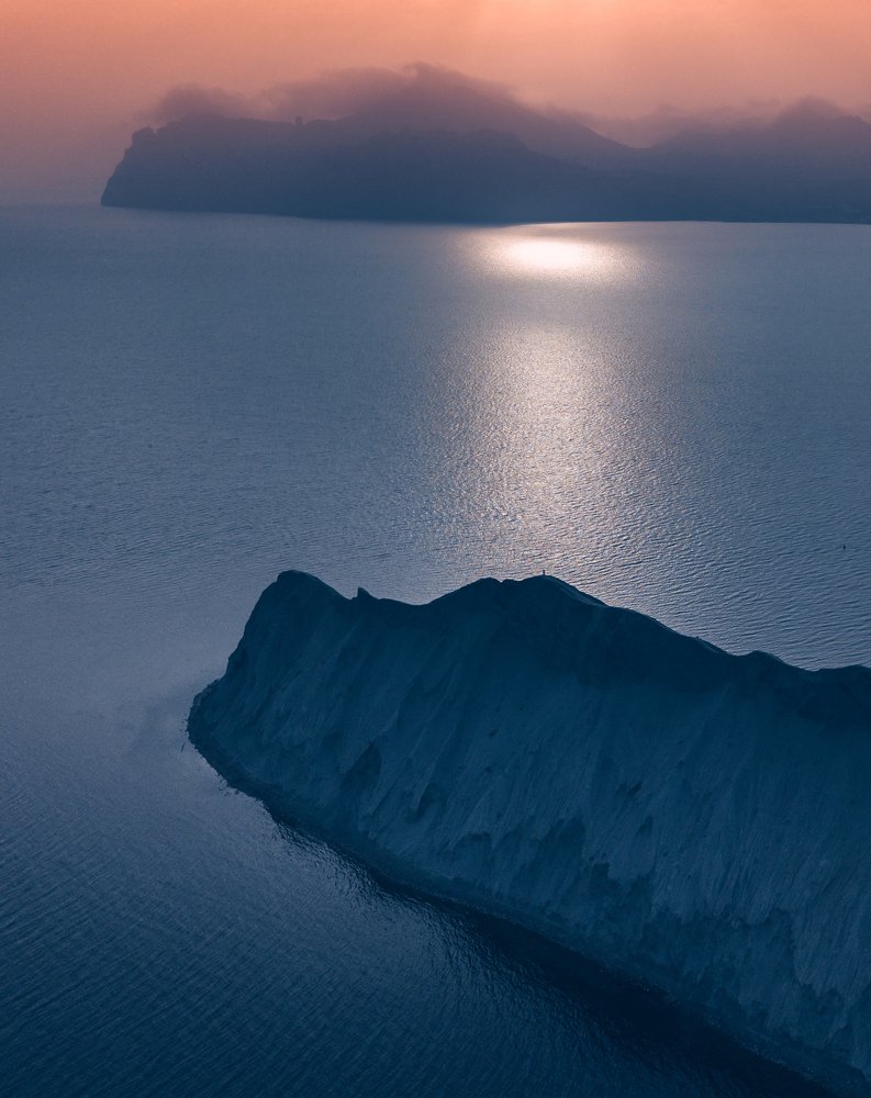 Закат на море