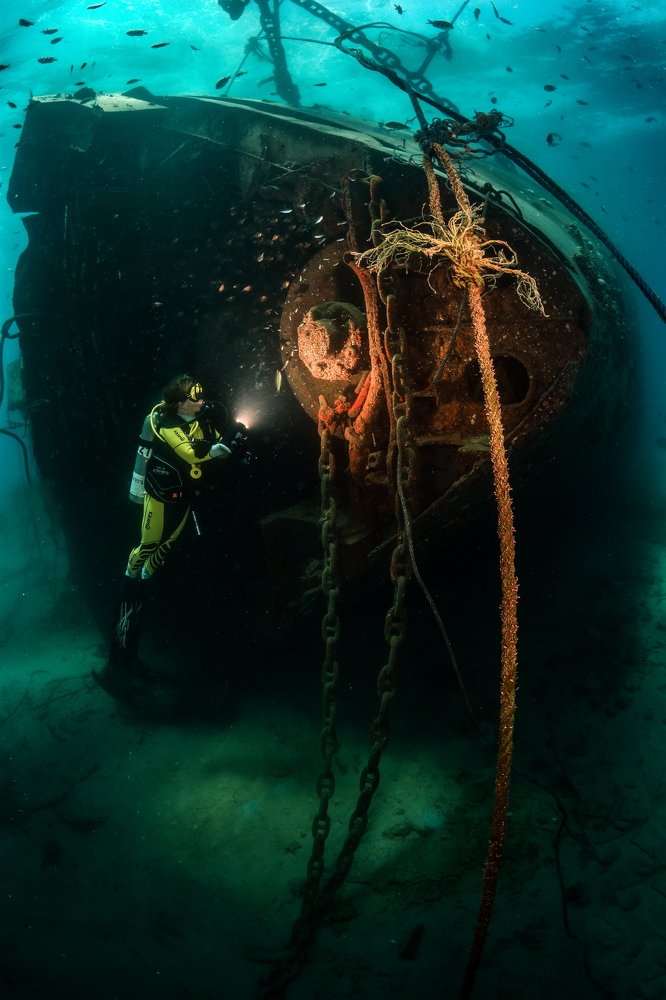 Aboudy wreck with modell