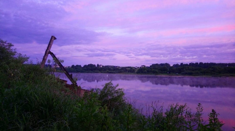 Рассвет над Окой
