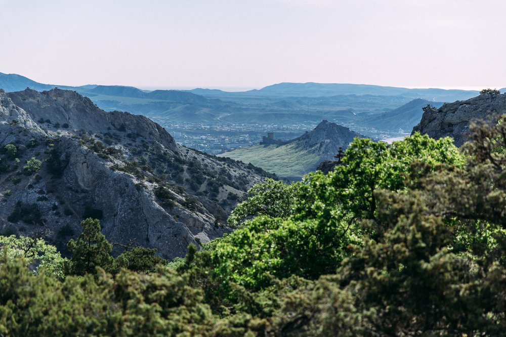 вид на Судак с Сокола