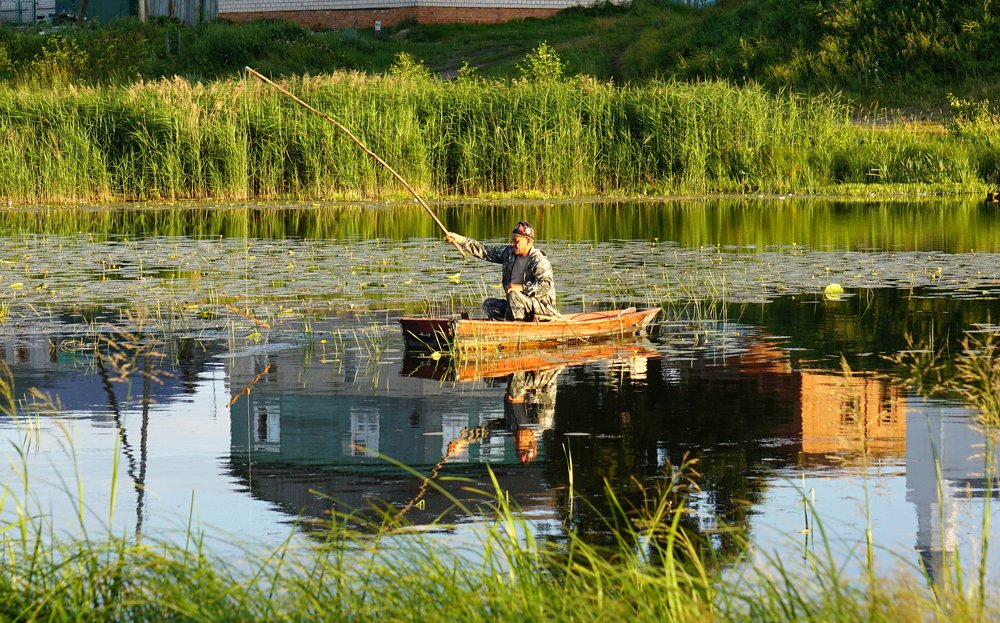 На вечерней зорьке