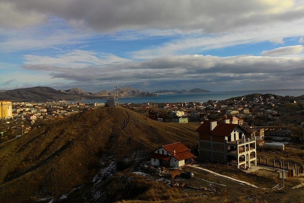 Коктебель, вид сверху