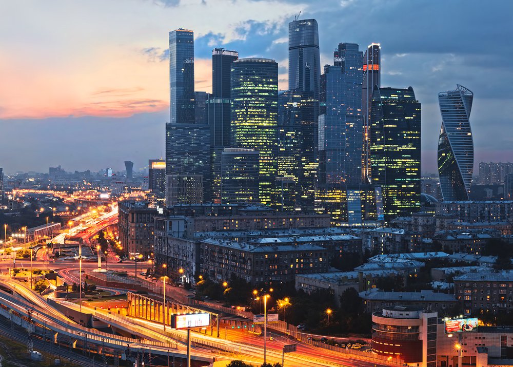 Закат в Москве