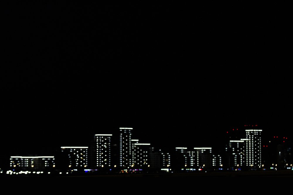 Ночная Казань (из окна авто)