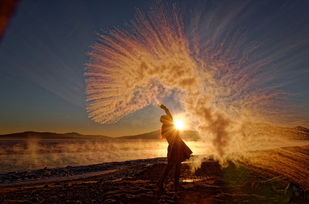 Рассвет мороз и кипяток