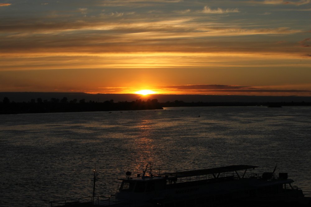 Закат над Томью