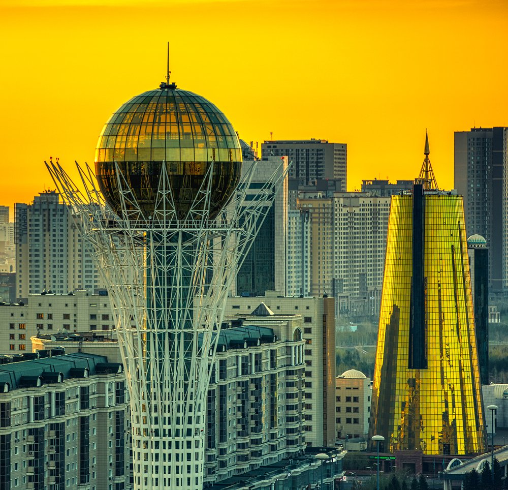 Sunrise in Astana