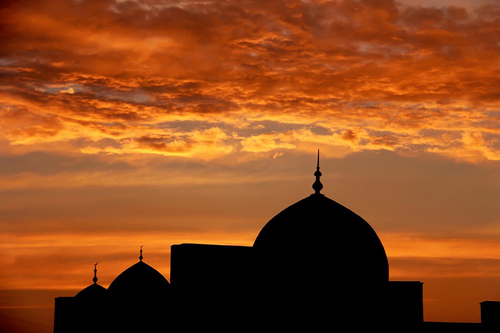 Закат.Ташкент