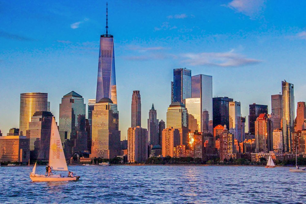 Закат. Нью-Йорк