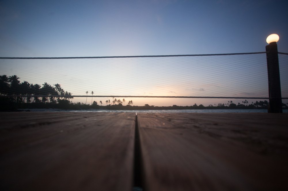 Sunset from Uroa Beach